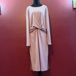 Nine West Blush Long Sleeve Dress